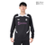 デュアリグ（DUARIG）サッカーウェア ドライプラス ロングスリーブ プラシャツ 4F0012-SCWR-741HD BLK