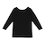 クー（Coo.）ヒートクロス 薄手 L 9分袖 Uネック アンダーシャツ 892CO4GC0128 BLK