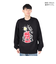 エクストララージ（XLARGE）FLAT DYNAMITE クルーネックニット セーター 101243015004-BLACK