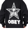 オベイ（OBEY）BOLD STAR EXTRA HEAVY フーディ 112470224BLK