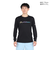 ファイテン（PHITEN）長袖Tシャツ ラメグラデ ブラックゴールド 3124JG62900