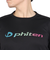 ファイテン（PHITEN）長袖Tシャツ ラメグラデ ブラックブルー 3124JG62920