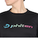 ファイテン（PHITEN）長袖Tシャツ ラメグラデ ブラックブルー 3124JG62920