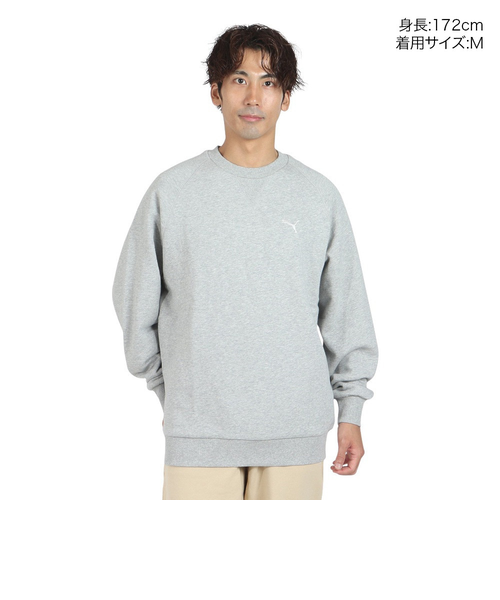 プーマ（PUMA）MWQ スウェット クルーネック 630167 04 GRY｜スーパー