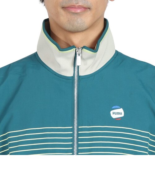 プーマ（PUMA）GV ウーブン ジャケット 685385 22 GRN｜スーパー 