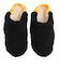 その他ブランド（OTHER BRAND）スリッパ Sサイズ モコモコ ルームシューズ BLKY GASS002BLK23 黒 22-25cm
