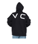 ルーカ（RVCA）FAKE RVCA フルジップ フーディーパーカー BE042044 BLK