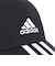アディダス（adidas）スリーストライプス コットンツイル ベースボール キャップ 帽子 DKH29-IB3242 Mサイズ 黒