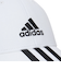 アディダス（adidas）スリーストライプス コットンツイル ベースボール キャップ 帽子 DKH29-II3509 Mサイズ 白
