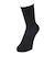 クー（Coo.）ヒートクロス 3足組 クルー丈 ソックス 895Q4GSA0057 BLK 黒 22-25cm 抗菌防臭