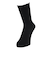クー（Coo.）3層構造 2足組 クルー丈 ソックス 895Q4GSA0080 BLK 黒  22-25cm