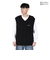 エクストララージ（XLARGE）CABLE KNIT ベスト 101243015001-BLACK