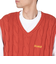 エクストララージ（XLARGE）CABLE KNIT ベストT 101243015001-ORANGE