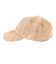 エルケクス（ELKEX）FUR ロゴキャップ 帽子 EKL4FA0030 BEG  ベージュ フリーサイズ 防寒