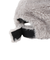 エルケクス（ELKEX）FUR ロゴキャップ  帽子 EKL4FA0030 GRY グレー フリーサイズ 防寒
