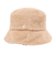 エルケクス（ELKEX）FUR ロゴ バケットハット バケハ EKL4FA0031 BEG ベージュ フリーサイズ 防寒