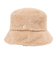 エルケクス（ELKEX）FUR ロゴ バケットハット バケハ EKL4FA0031 BEG ベージュ フリーサイズ 防寒