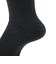 クー（Coo.）ヒートクロス クルーソックス 2足組 GRYBLKライン 894Q4GSA0021 GRY25 25-28cm 抗菌防臭