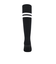 クー（Coo.）ヒートクロス クルーソックス 2足組 NVYBLKライン 895Q4GSA0014 NVY22 22-25cm 抗菌防臭