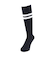 クー（Coo.）ヒートクロス クルーソックス 2足組 NVYBLKライン 895Q4GSA0014 NVY22 22-25cm 抗菌防臭