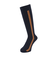 クー（Coo.）ヒートクロス クルーソックス 2足組 NVYBLKストライプ 895Q4GSA0017 NVY22 NVY22 22-25cm 抗菌防臭