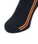 クー（Coo.）ヒートクロス クルーソックス 2足組 NVYBLKストライプ 895Q4GSA0017 NVY22 NVY22 22-25cm 抗菌防臭