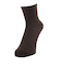 クー（Coo.）ヒートクロス 3足組 アンクル丈 ソックス 895Q4GSA0054 BRN 22-25cm 抗菌防臭