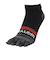 ヒートクロス 5指ソックス 3足組 WHTORGRED SK4F0008-WA894-GRGSA 黒
