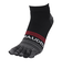 ヒートクロス 5指ソックス 3足組 WHTORGRED SK4F0008-WA894-GRGSA 黒