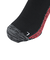 ヒートクロス クルーソックス 3足組 WHTORGRED SK4F0010-WA894-GRGSA 黒