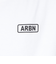 エアボーン（ARBN）LOGO 長袖Tシャツ AB2024FWM-APP001WHT