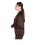 エックスガール（X-gir）JACQUARD TRACK ジャケット 158246021009-BROWN
