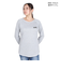 エックスガール（X-gir）ATHLETIC 長袖Tシャツ 2 158246013008-ASH