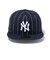 ニューエラ（NEW ERA）59FIFTY MLB Text Stripe ニューヨーク・ヤンキース キャップ 14109878 Ｓ-LLサイズ ネイビー