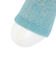 クー（Coo.）温感 オヤスミ クルー丈 ソックス 895Q4GSA0111 NVY 22センチ ターコイズ 保温