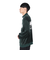 マンハッタンポーテージ（ManhattanPortage）スヌーピー モックネック ベロア スウェットシャツ 24FW-MP-M596 GREEN