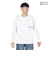 マンハッタンポーテージ（ManhattanPortage）ロングスリーブ プリント Tシャツ 24FW-MP-M593 WHITE