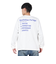 マンハッタンポーテージ（ManhattanPortage）ロングスリーブ プリント Tシャツ 24FW-MP-M593 WHITE