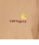 カーハート（CARHARTT）ハーフジップ アメリカン スクリプト スウェットシャツ I0270142FSXX24FW