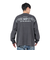 マンハッタンポーテージ（ManhattanPortage）ロングスリーブ プリント Tシャツ 24FW-MP-M592 CHARCOAL