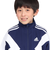 アディダス（adidas）キッズ マストハブ ルーズフィット カラーブロック ダブルニット トラックトップ KPX86-JP4894