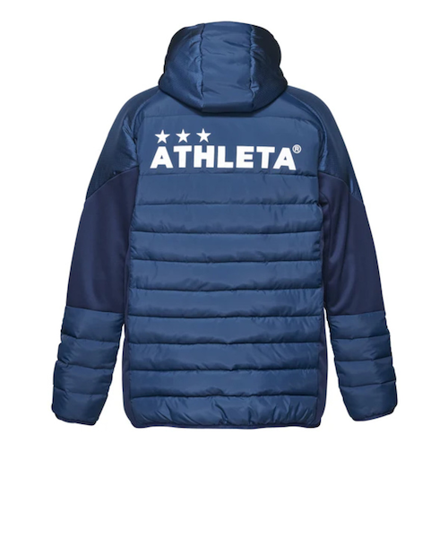 ATHLETA - 新品 ATHLETA アスレタ 中綿入り ジャケット ネイビー sizeL アスレタ（ATHLETA）サッカー フットサルウェア 中綿ウォーム