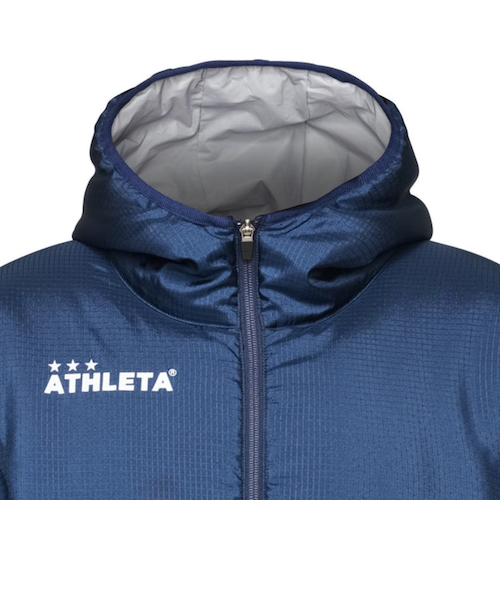 ATHLETA - 新品 ATHLETA アスレタ 中綿入り ジャケット ネイビー sizeL アスレタ（ATHLETA）サッカー フットサルウェア 中綿ウォーム