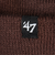フォーティーセブン（47）帽子 ドジャース Raised47 カフニット B-RKN12ACE-BWA 茶色