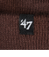 フォーティーセブン（47）帽子 ドジャース Raised47 カフニット B-RKN12ACE-BWA 茶色