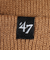 フォーティーセブン（47）帽子 ドジャース Raised47 カフニット B-RKN12ACE-QL キャメル