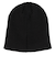 リボン付 リブ ニット帽 WG256 BK 黒