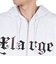 エクストララージ（XLARGE）PATCHED ロゴ ジップアップ フーディー スウェットシャツ 101244012001-ASH