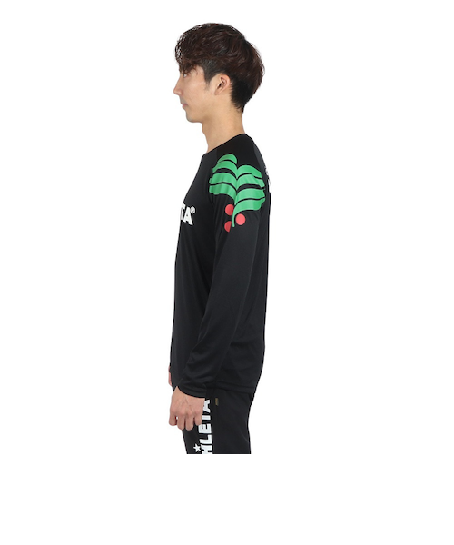 新品限定完売！アスレタフットサル長袖プラックティスシャツLL/ベルディカラー 8363456_1_m.jpg