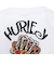 ハーレー（HURLEY）ジュニア オーバーサイズド ピザ ロングスリーブ Tシャツ BCLS242003-WHT